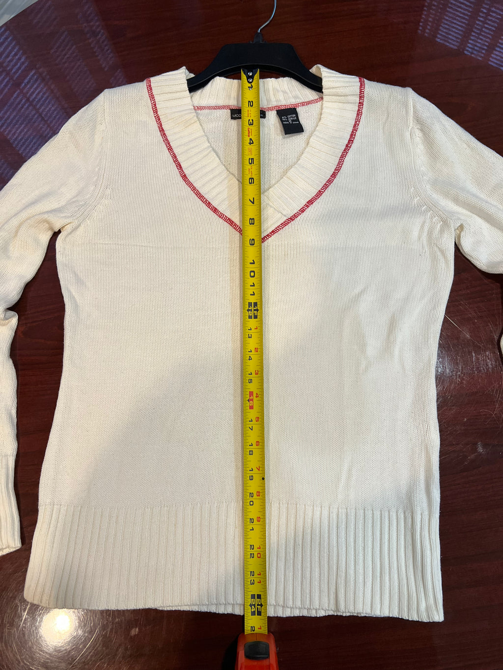 Moda International Cream Sweater