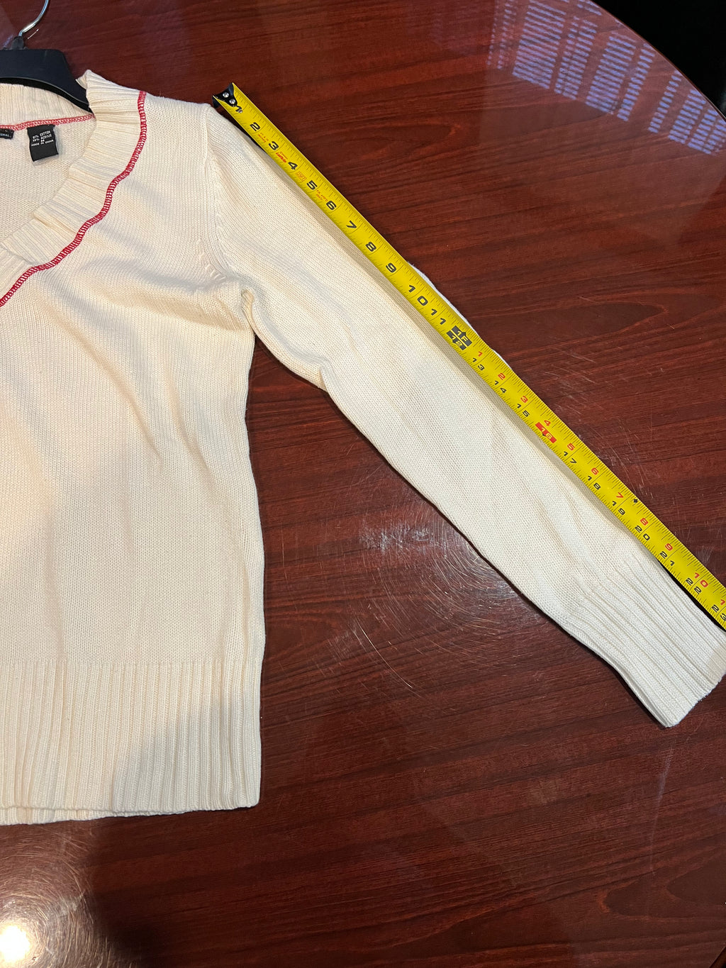 Moda International Cream Sweater