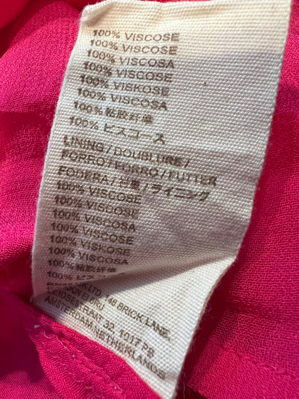 Anthropologie Let Me Be Hot Pink Dress